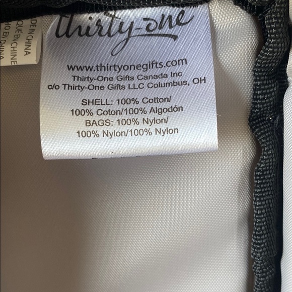 Thirty-one Striped Black and White Jewelry Travel Case - Picture 2 of 6